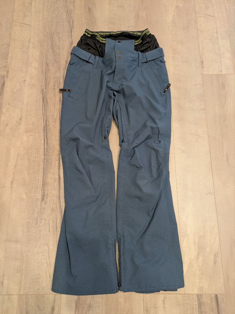 MISTRAL スノーボードウェア 上下セット Mサイズ 迷彩×ブルー　スノボ