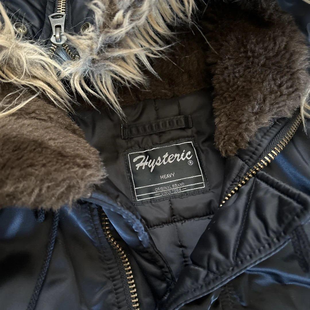 Hysteric ブラック ミリタリージャケット