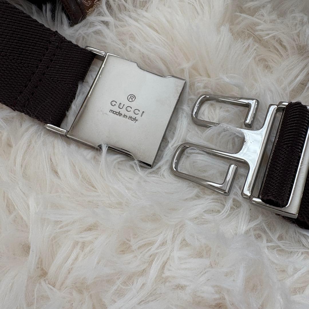 美品✨GUCCI グッチ ウエストバッグ ウエストポーチ GGキャンバス