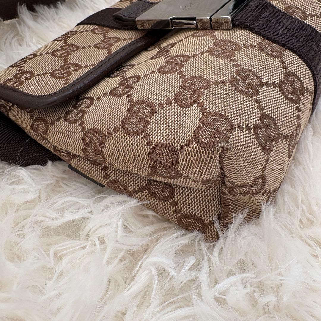 美品✨GUCCI グッチ ウエストバッグ ウエストポーチ GGキャンバス