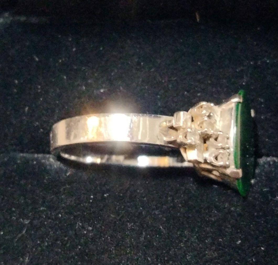 デザイン 翡翠 リング サイズ12