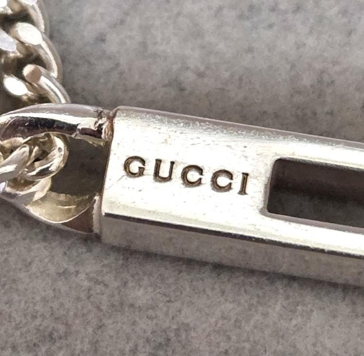 GUCCI グッチ Ag925 カットアウトG　ネックレス　箱付き　42435