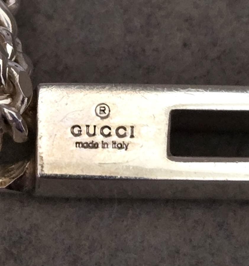 GUCCI グッチ Ag925 カットアウトG　ネックレス　箱付き　42435