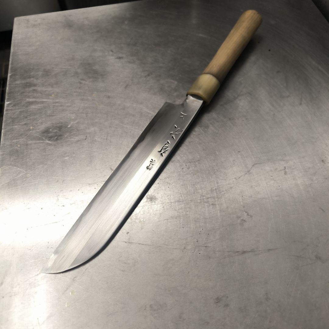 京都有次薄刃包丁上霞19.5cm