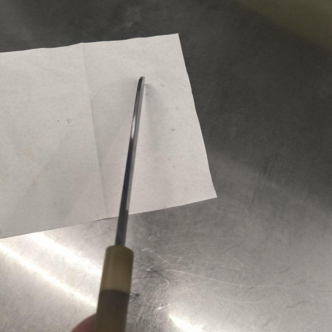 京都有次薄刃包丁上霞19.5cm