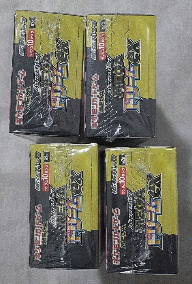 ポケモンカード メガドリームexシュリンクつき4BOX