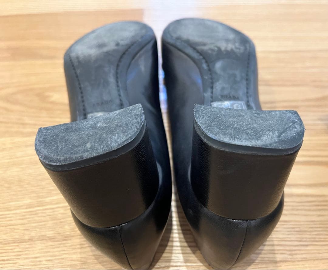 プラダ PRADA パンプス 5cmヒール ブラック