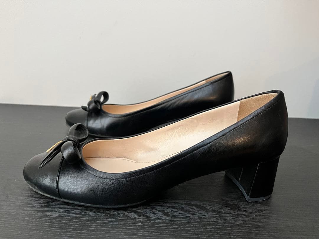 プラダ PRADA パンプス 5cmヒール ブラック