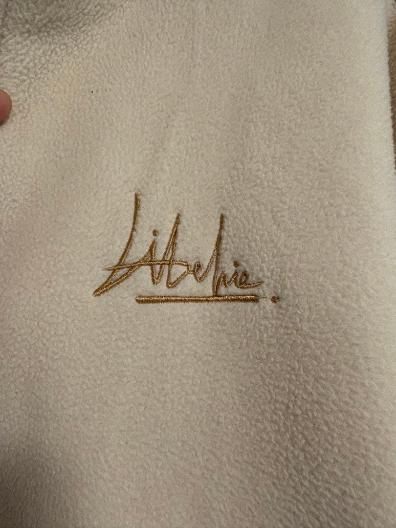 Libelice ベージュ フリース ハーフジップ ウェア