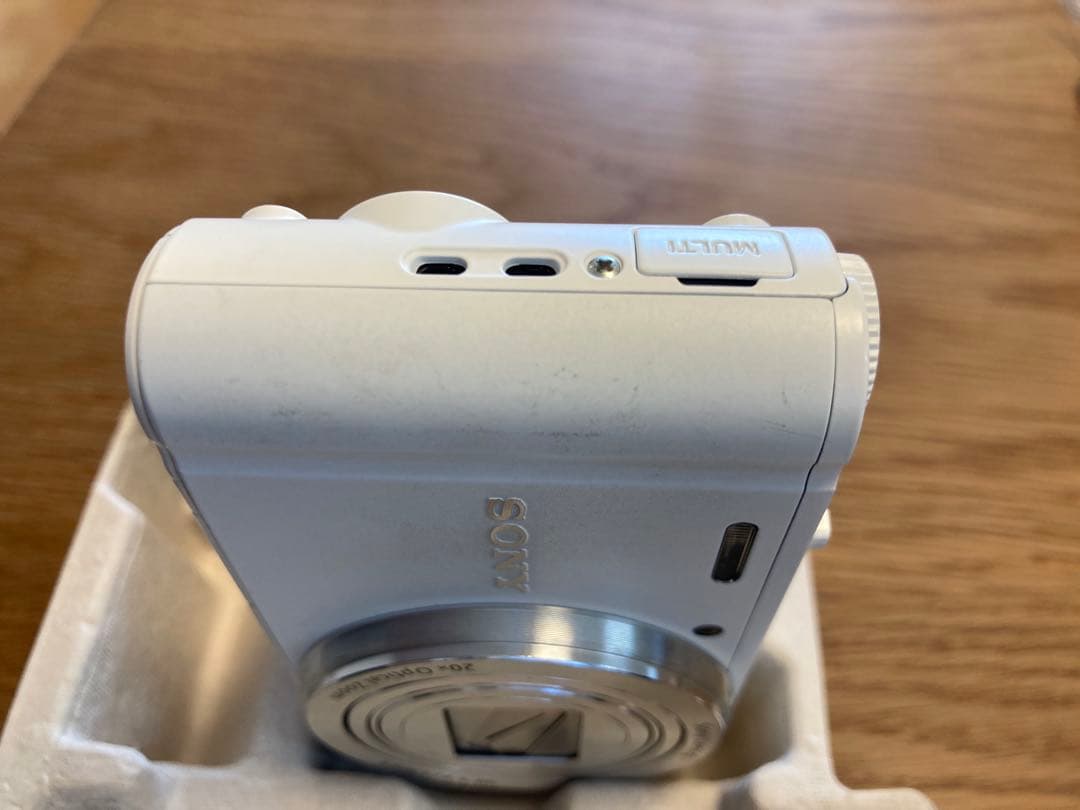 美品SD16GB付SONY Cyber-shot DSC-WX350 White
