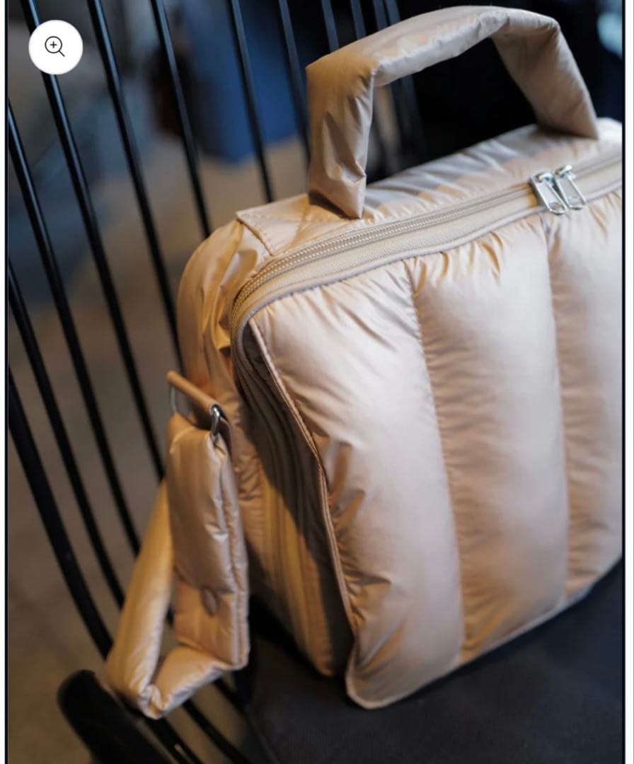 【新品】calinマザーズポーチバック_限定色ラテ