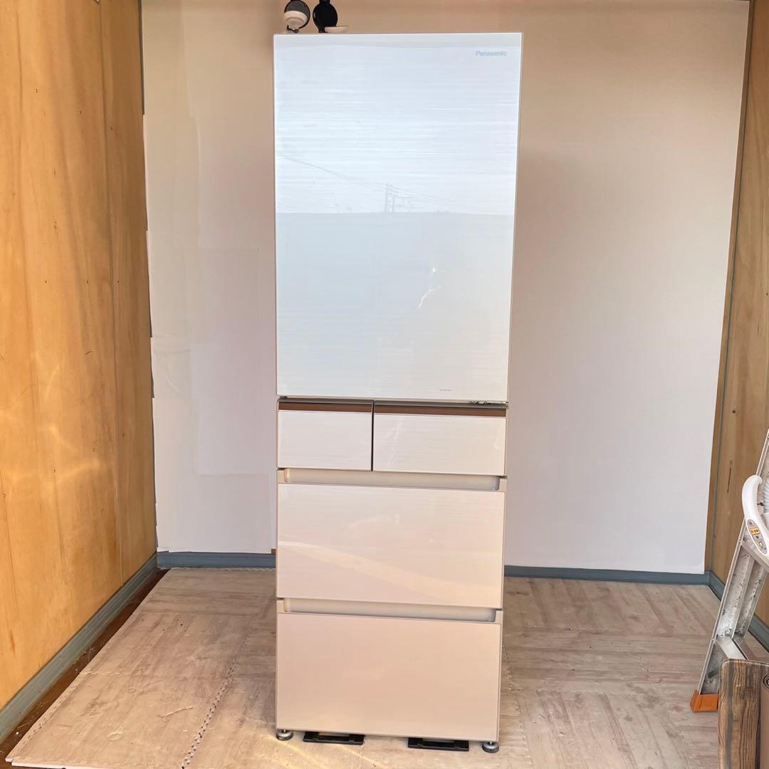 配送設置無料　Panasonic 5ドア冷蔵庫　406L 大容量　分解洗浄済み