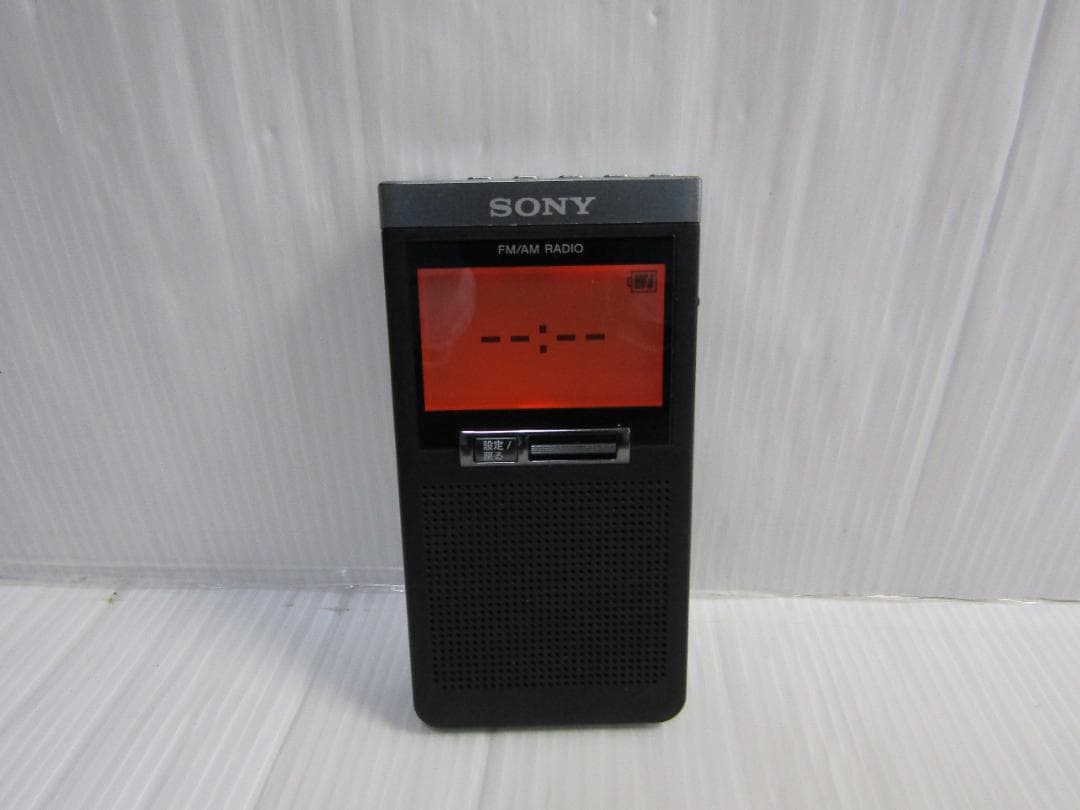 A3501SONY　 FM AM ポケットラジオ SRF-T355
