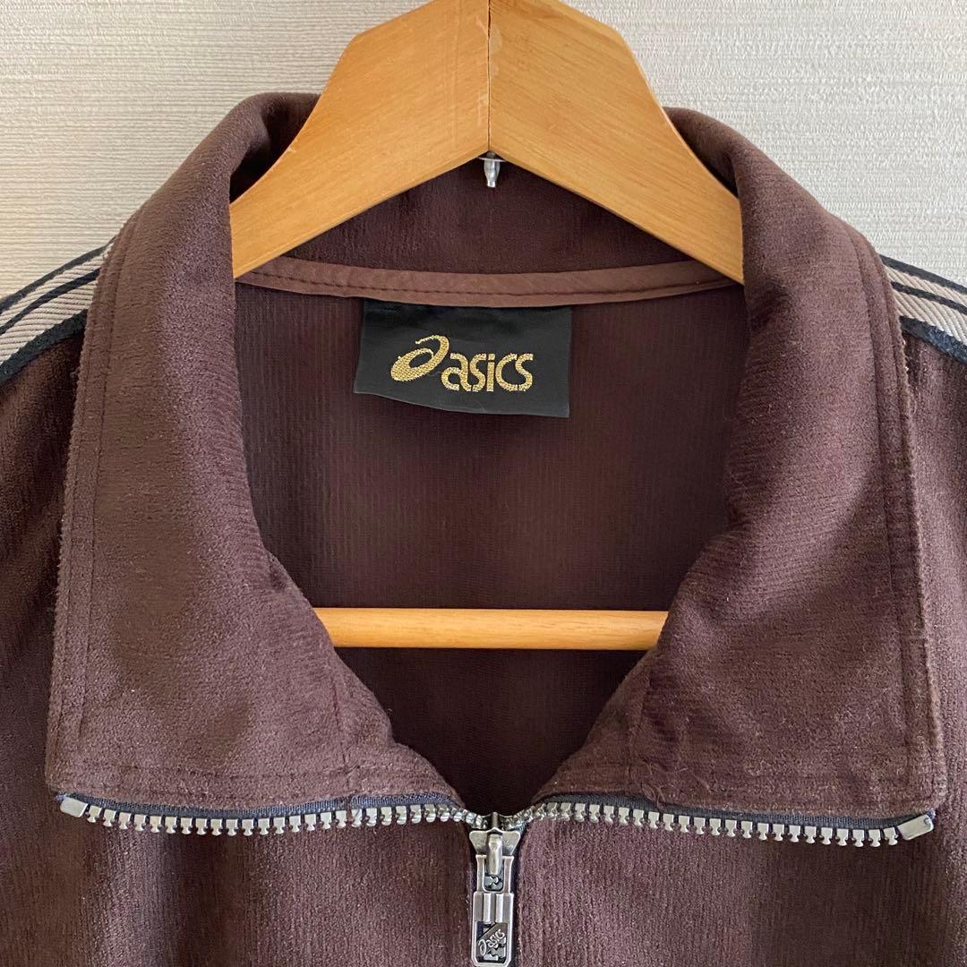 asics ジャケット ジャージ 上下 L スポーツウェア コーデュロイ 日本製