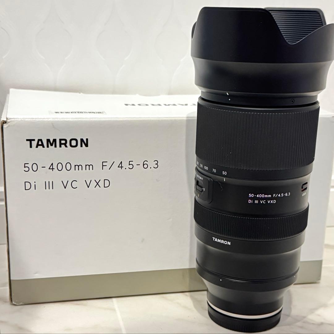 美品TAMRON 50-400mm F4.5-6.3 Di III VC VXD