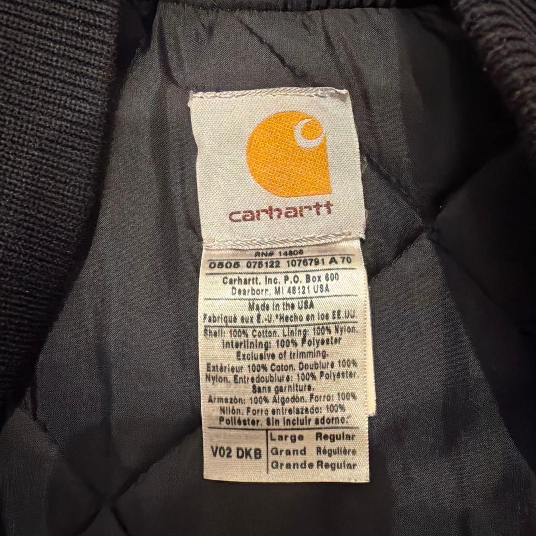 USA製 カーハート　ベスト　ブラウン　L