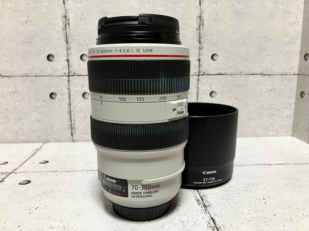 Canon EF 70-300mm f/4-5.6L IS USM フード付美品