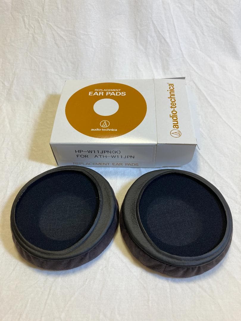 オーディオテクニカ ATH-W11JPN　交換用専用イヤパッド（未使用）付き
