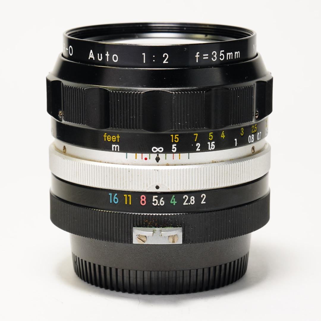 【極美品】動作◎ ニコン Nikkor-o Auto 35mm F2 839