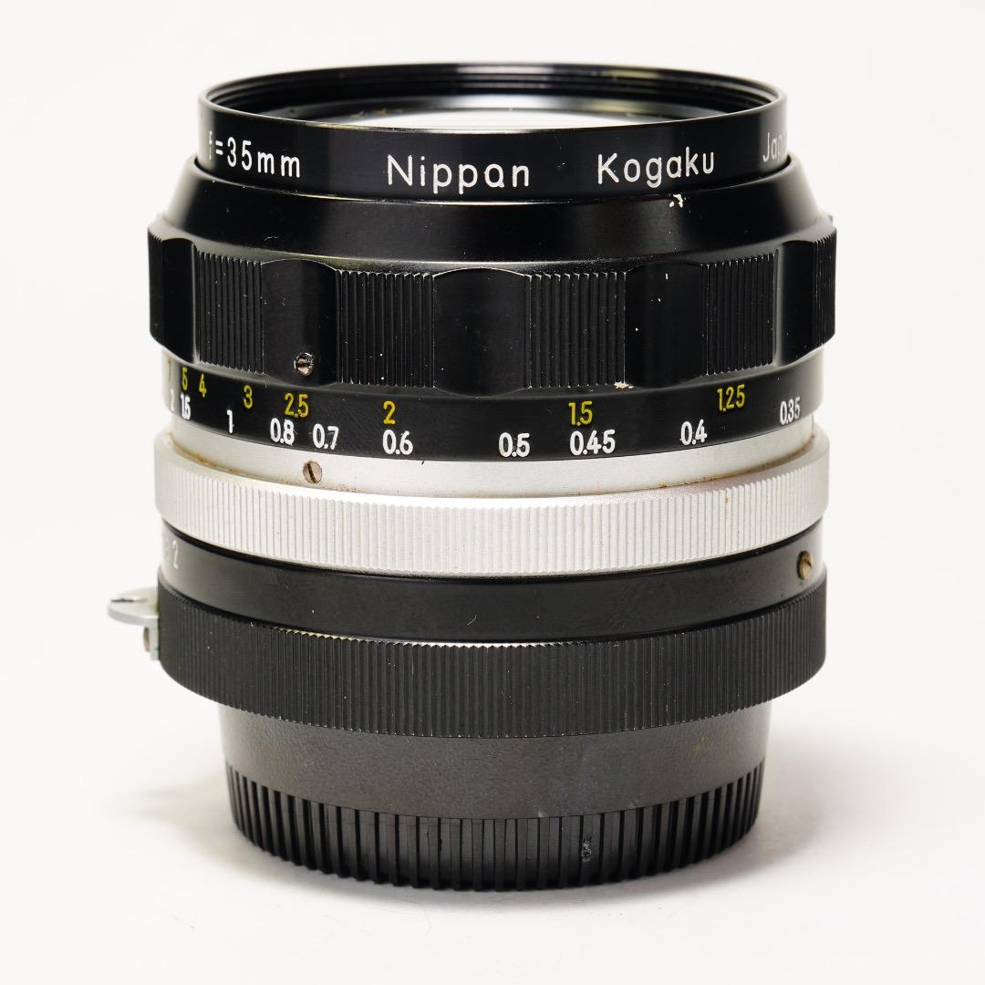 【極美品】動作◎ ニコン Nikkor-o Auto 35mm F2 839