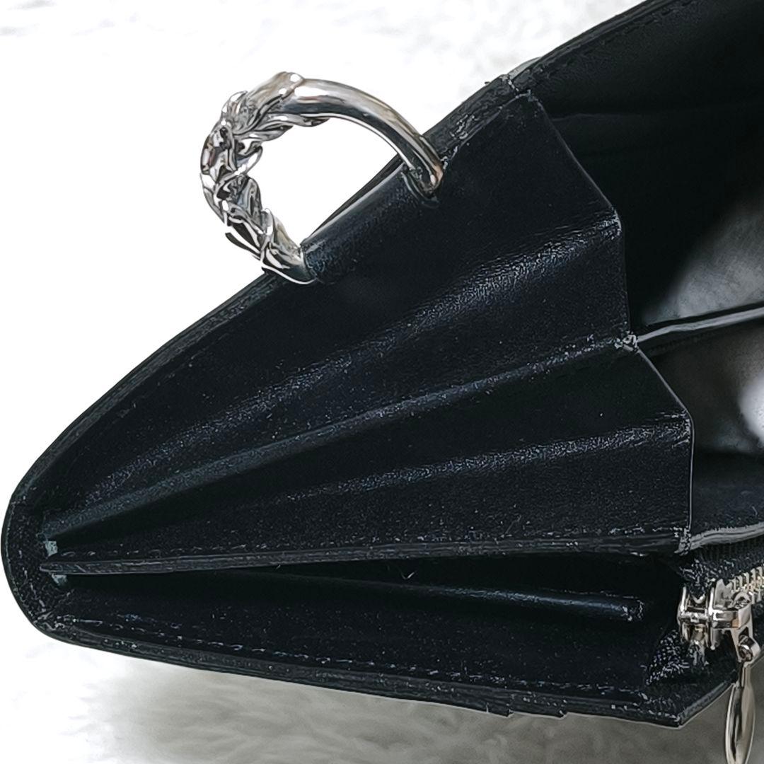 Bloody Mary 本革 レザー 長財布 鳥 羽 ブラック