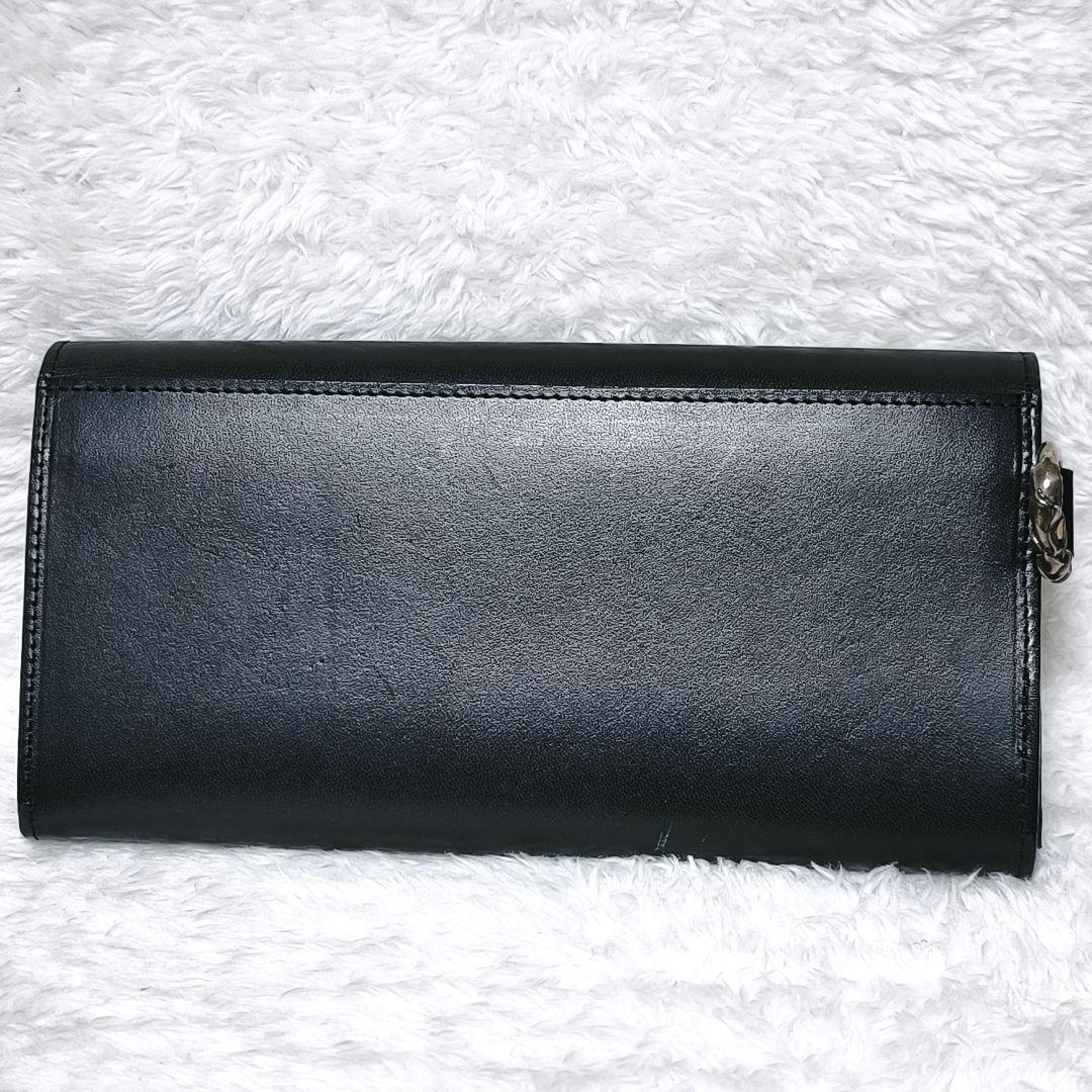 Bloody Mary 本革 レザー 長財布 鳥 羽 ブラック