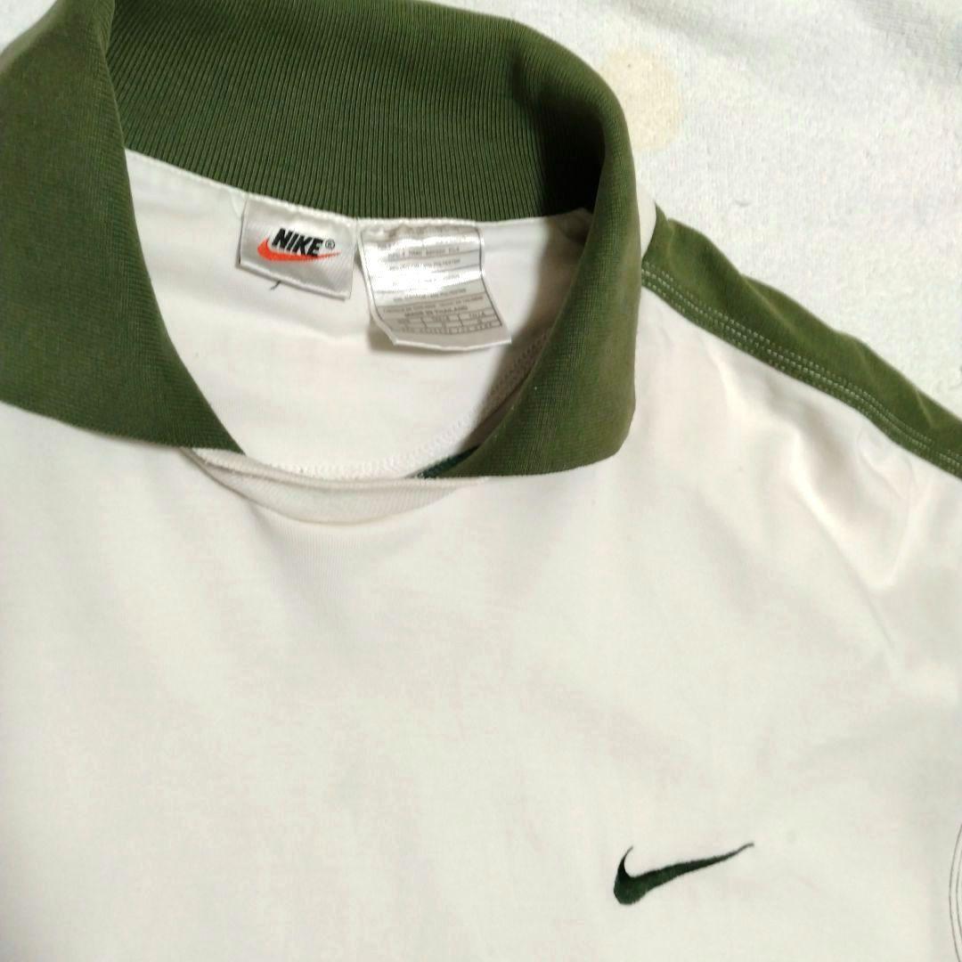 希少❢❢ナイキアンドレアガシビンテージ ポロシャツ上下セット ホワイト/グリーン