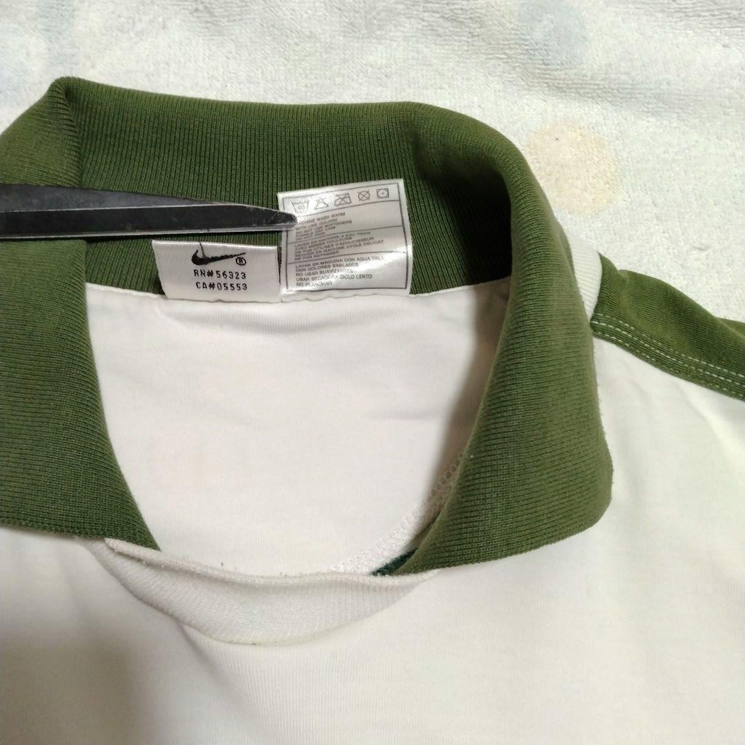 希少❢❢ナイキアンドレアガシビンテージ ポロシャツ上下セット ホワイト/グリーン