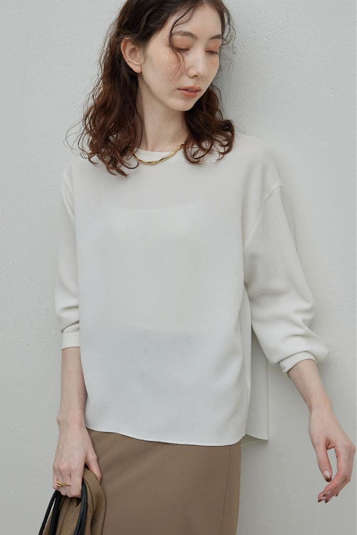 GALLARDAGALANTE ガリャルダガランテ 　バックスリットブラウスT