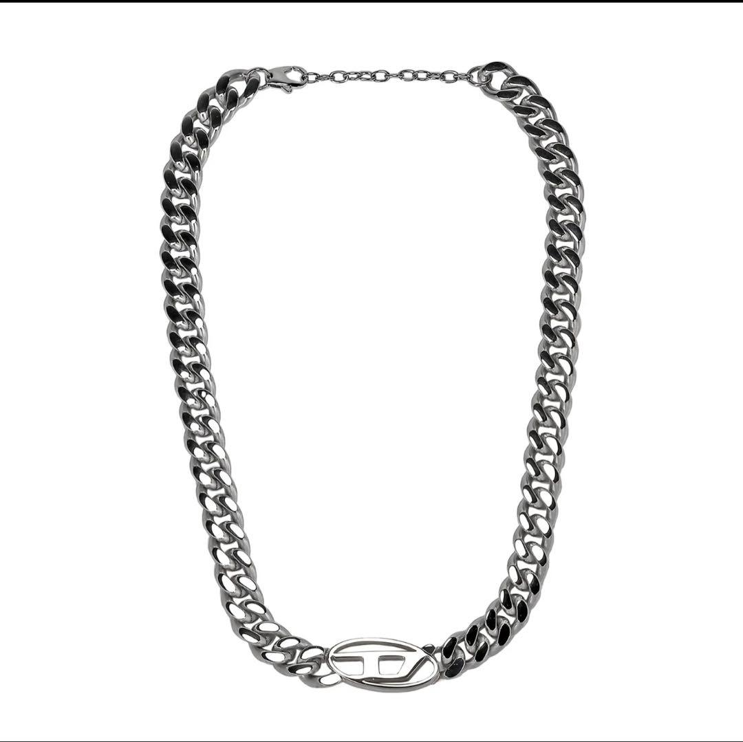 ディーゼル　ステンレススチールチェーンネックレス