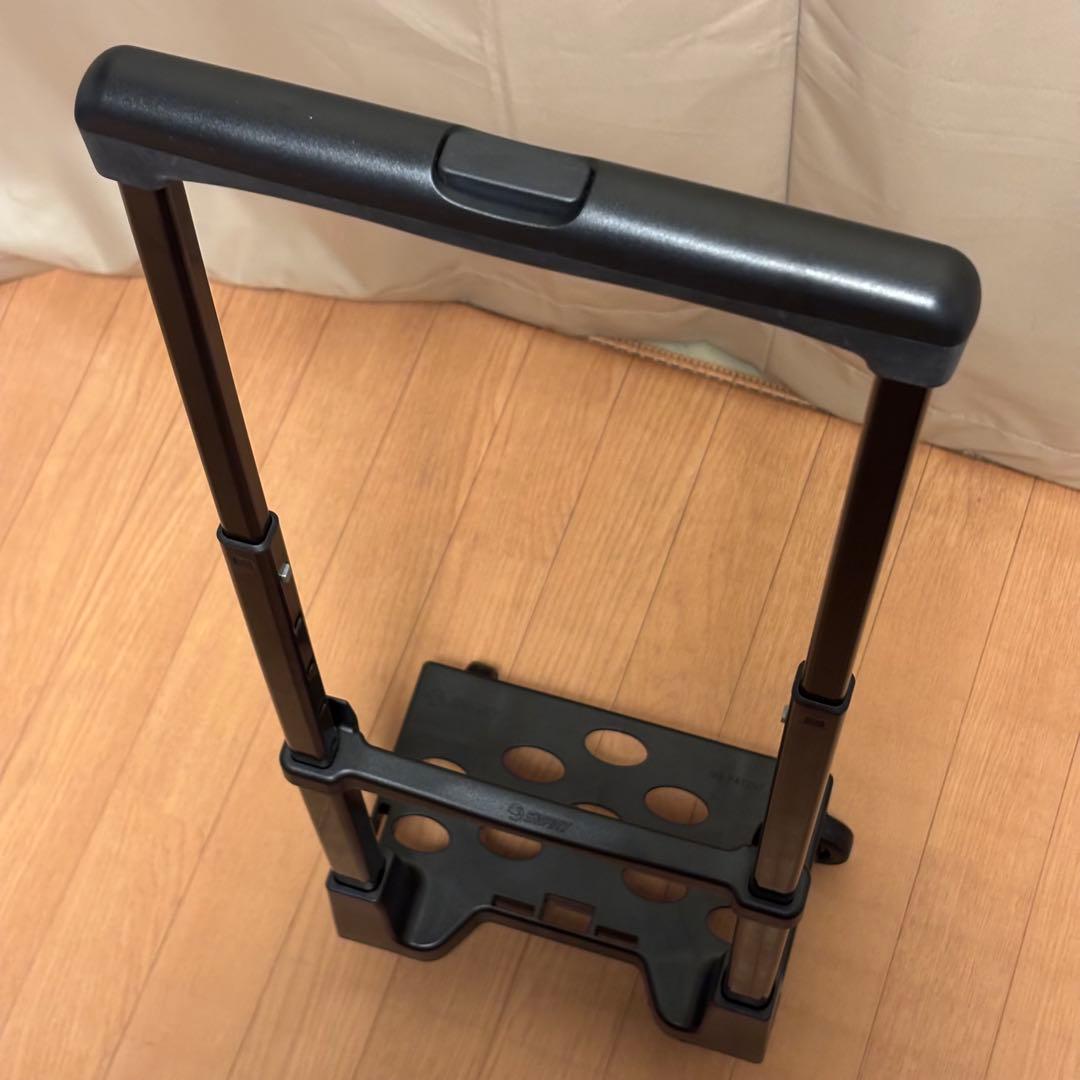 【極美品】SWANY キャリーバッグ モノグラムライン エナメル 4輪キャスター