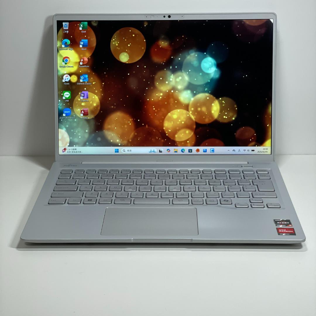 【美品】富士通 FMV LIFEBOOK Ryzen5 ノートPC 16GB