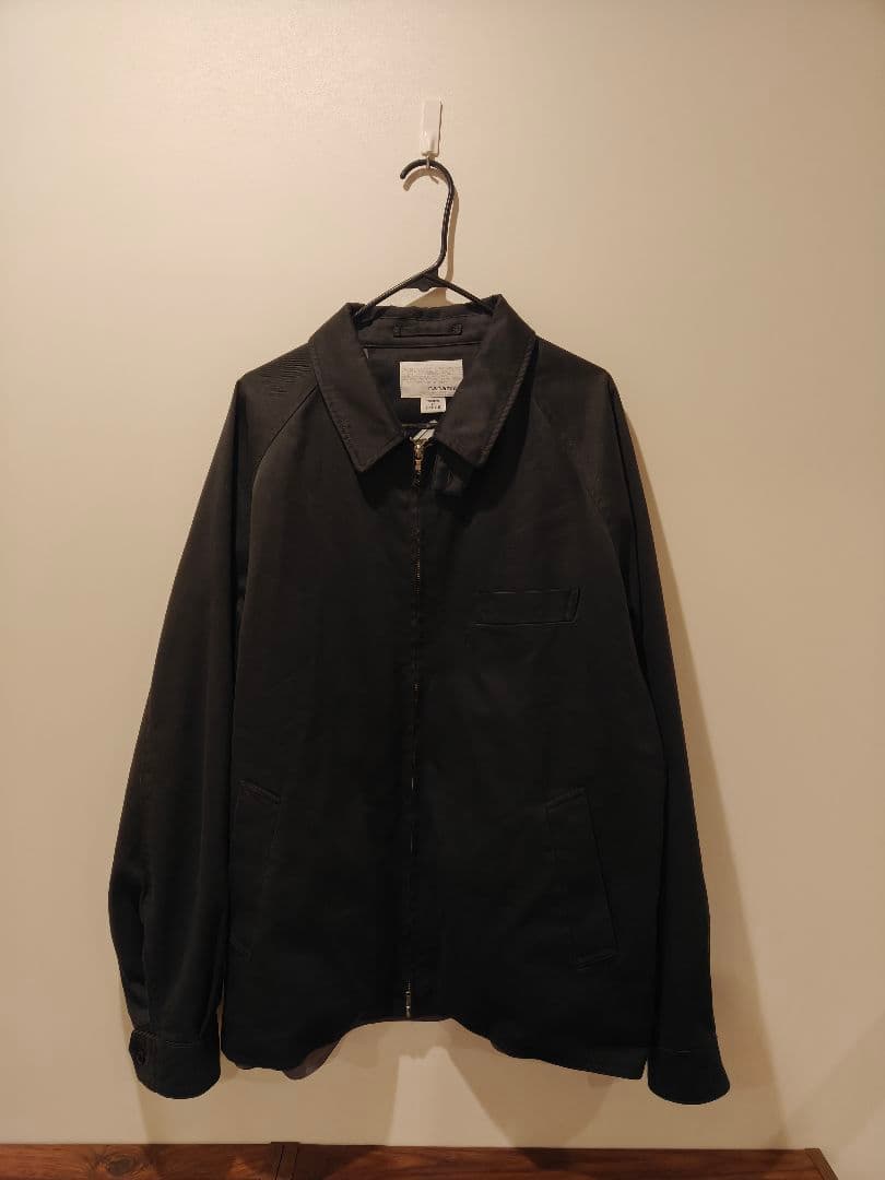 大きめ ナナミカ 黒 　コーチジャケット　ウインドストッパー L　アウター