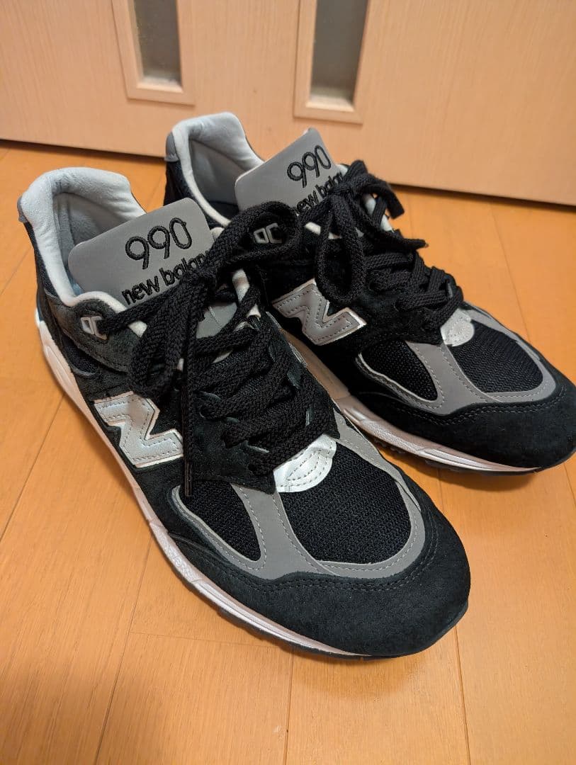 リョウ様New Balance 990 v2 　ブラック/ スニーカー