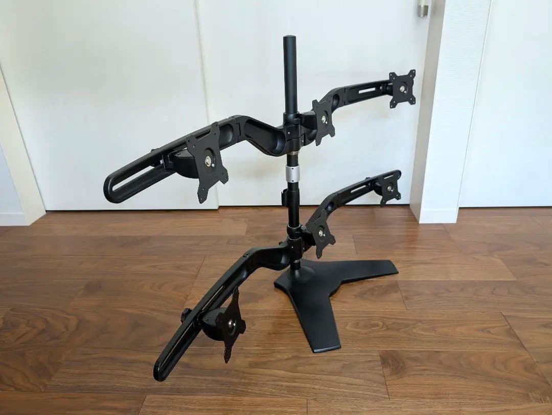 VESA規格対応 6画面 モニターアーム スタンドタイプ(〜24型)