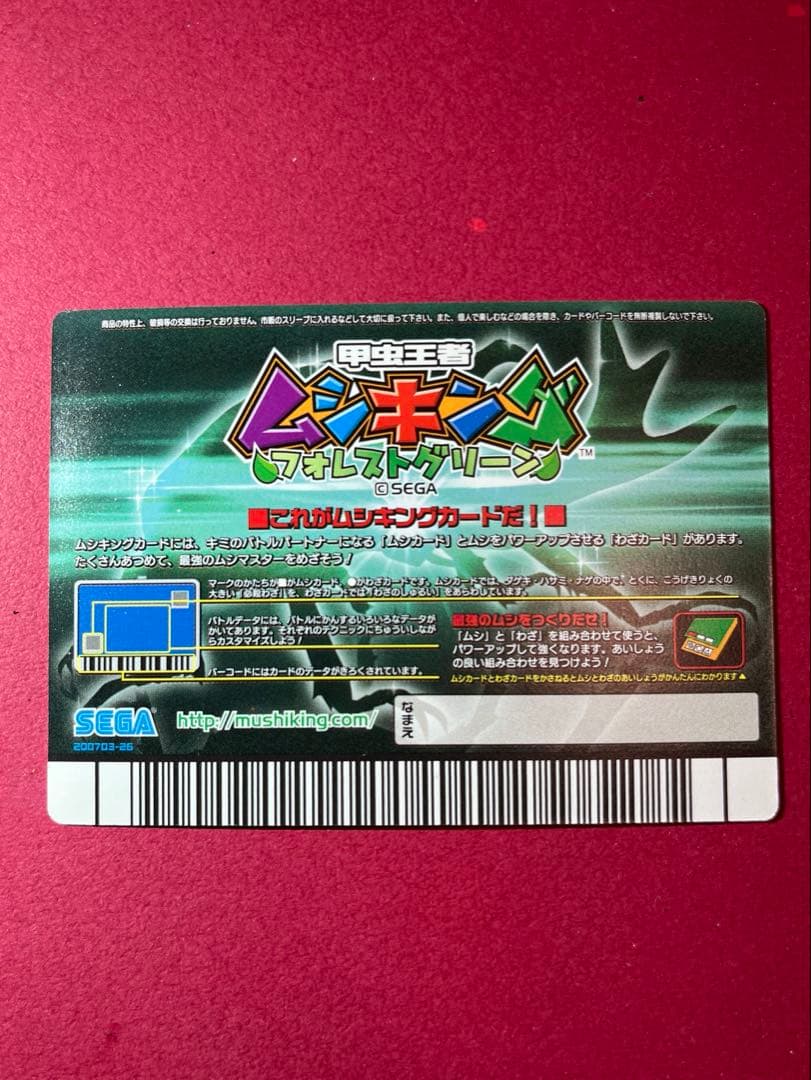 ︎*！様 【入手困難・美品】パラワンオオヒラタクワガタ　ムシキング　2006FG