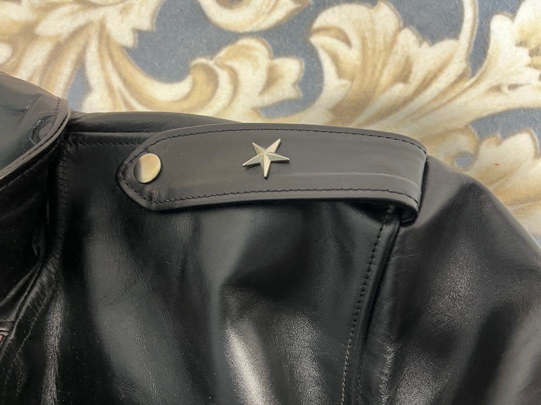 【美品】マーロンブランド ワンスター ダブルライダース デュラブル実名復刻 茶芯