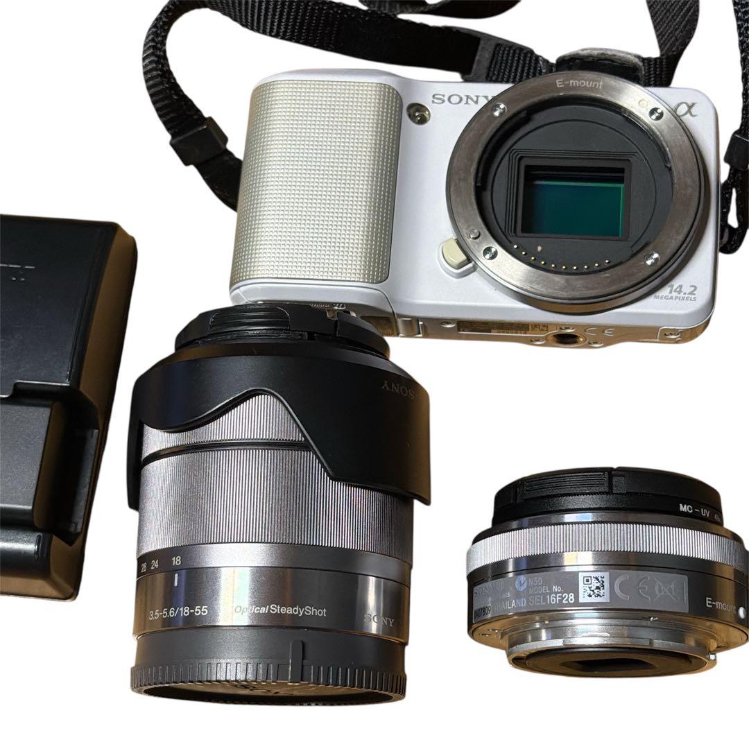 SONY α NEX-5 ズームレンズキット ミラーレス一眼 ソニー 望遠