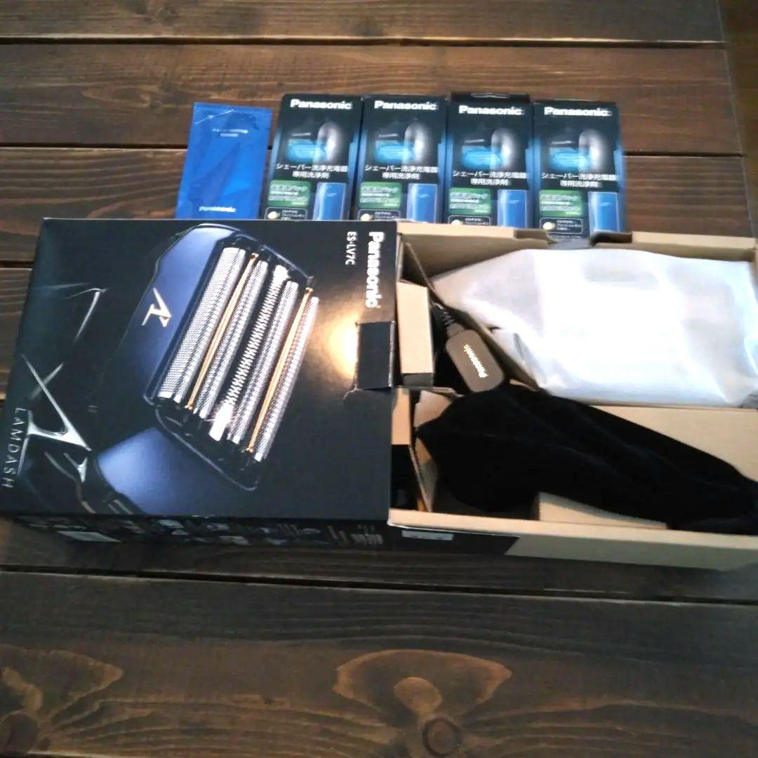 Panasonic ES-LV7C-A メンズシェーバー 5枚刃 洗浄機付き