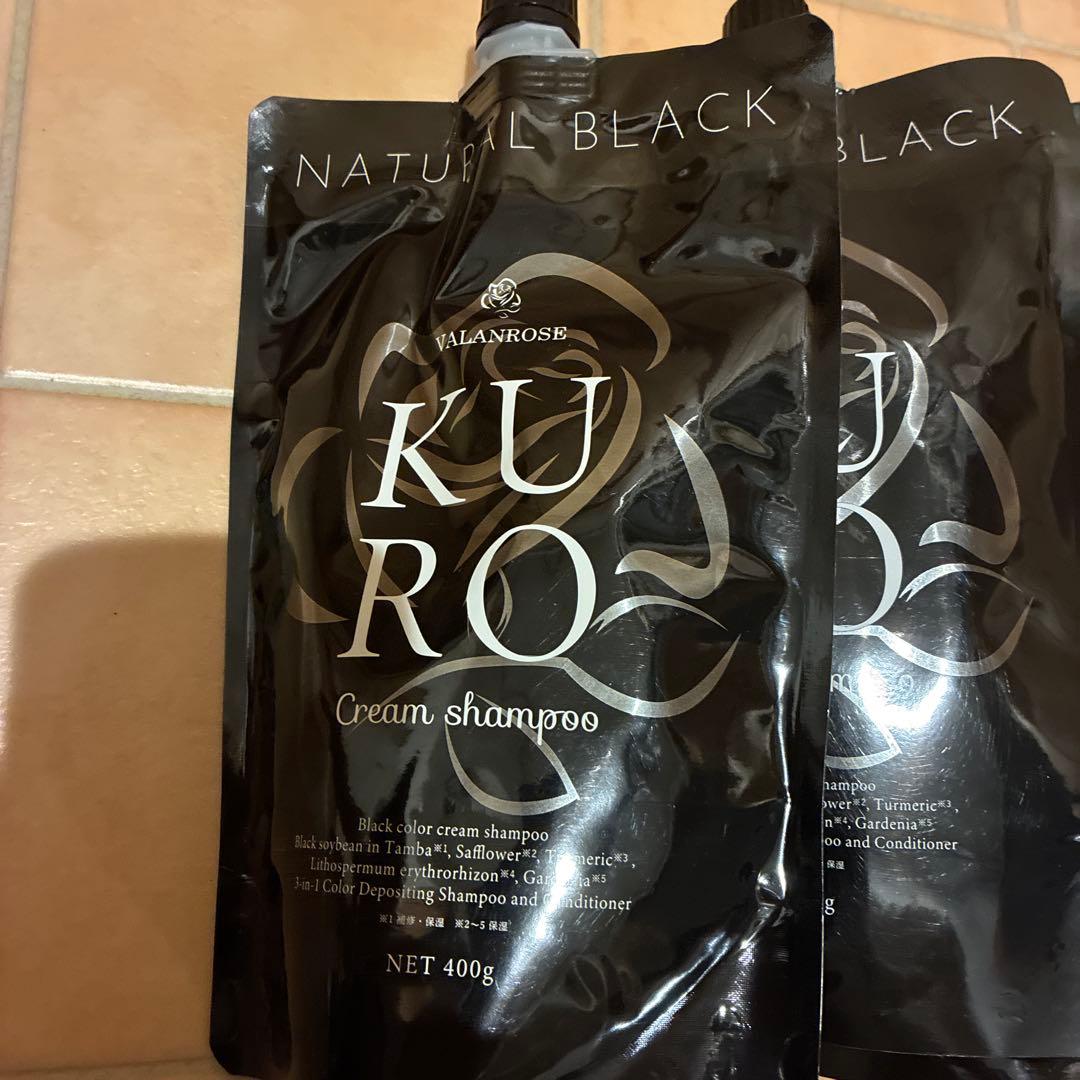 VALANROSE KURO Cream Shampoo 400g 5個セット