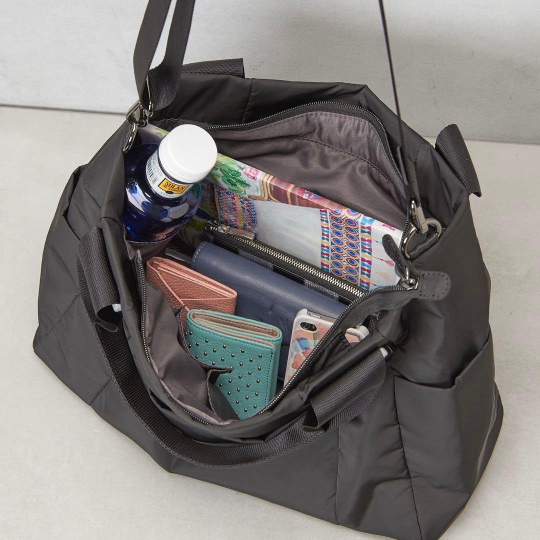 ●美品● ear PAPILLONNER ショルダー付き樹脂パーツトートバッグM