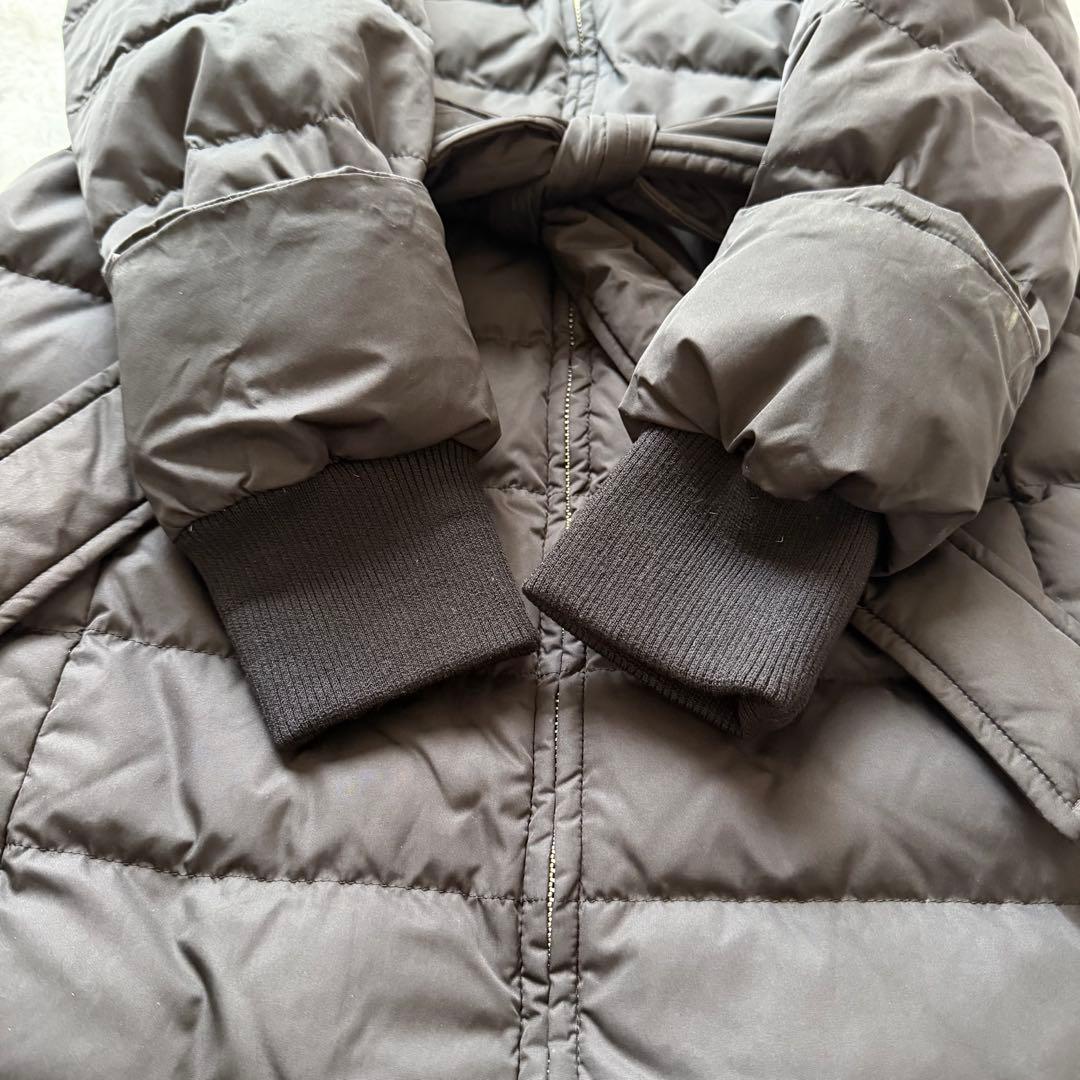 【美品】FRAY I.D ロング　ダウンコート　Aライン　ベルト、ファー付き