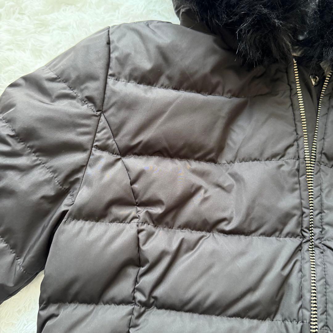 【美品】FRAY I.D ロング　ダウンコート　Aライン　ベルト、ファー付き