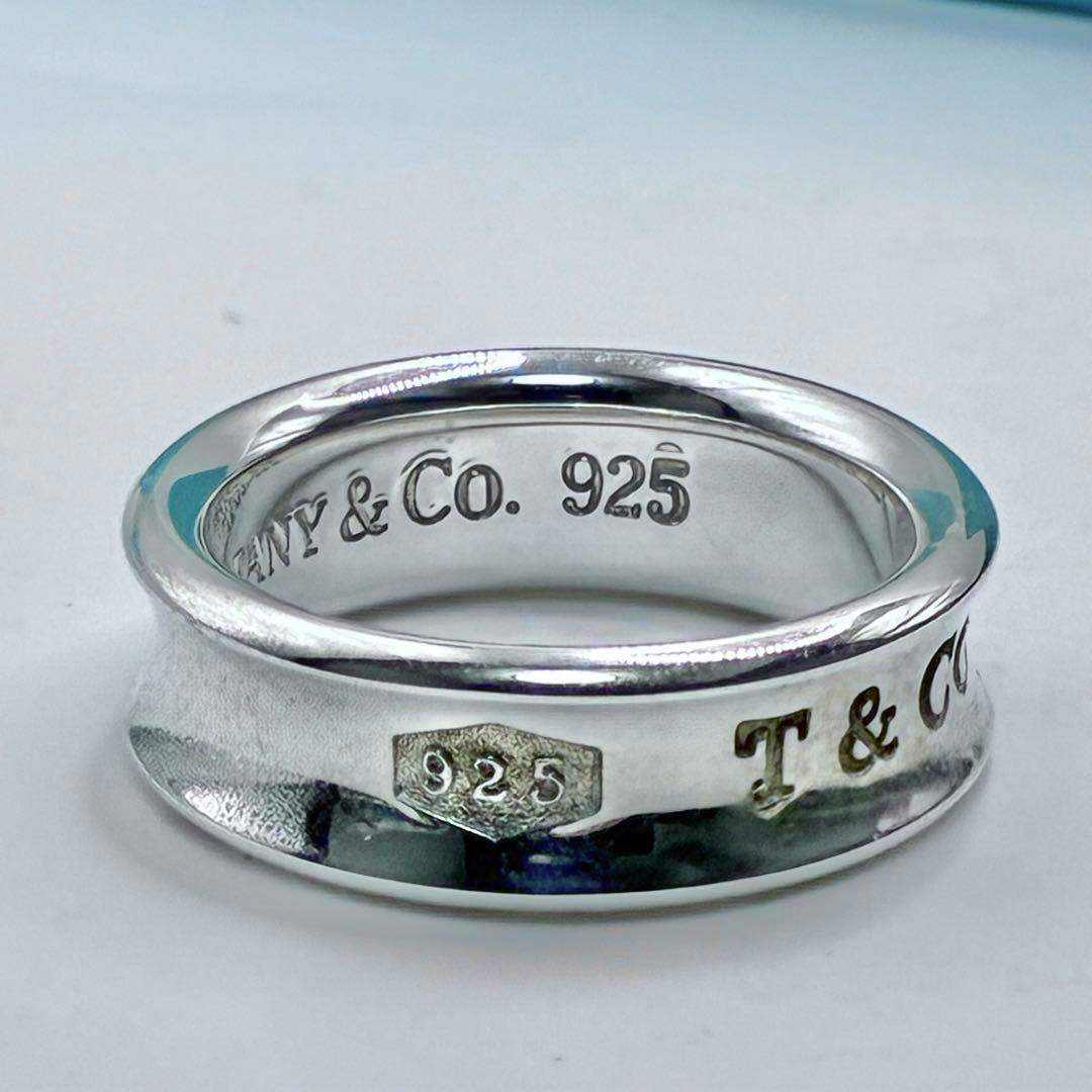 【大きいサイズ】ティファニー 15号 ナローリング シルバー 指輪 美品