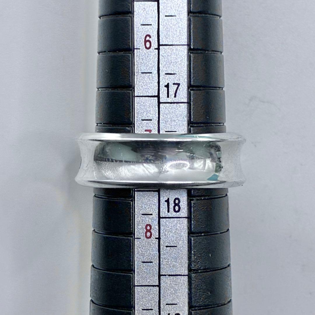 【大きいサイズ】ティファニー 15号 ナローリング シルバー 指輪 美品