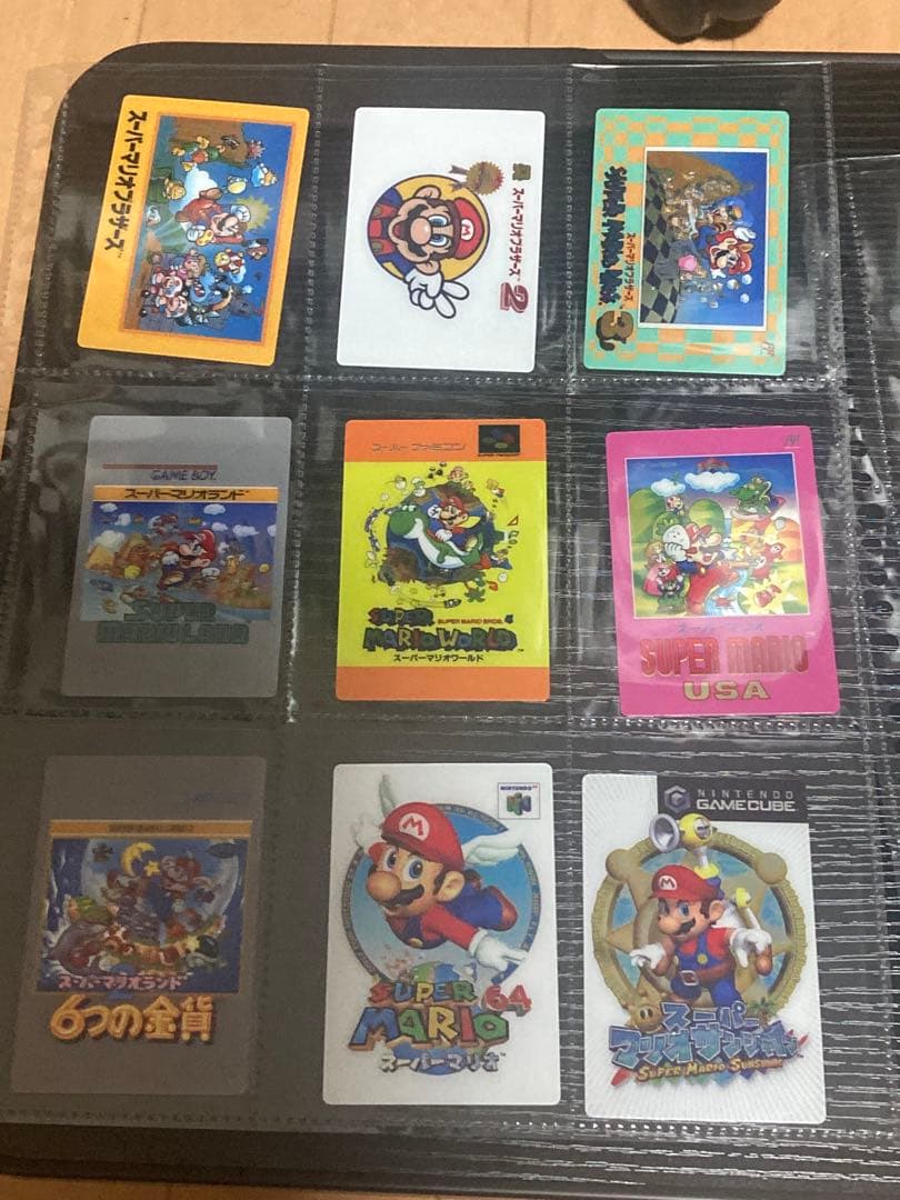 マリオブラザーズ ウエハース カード 22種コンプ　マリオ