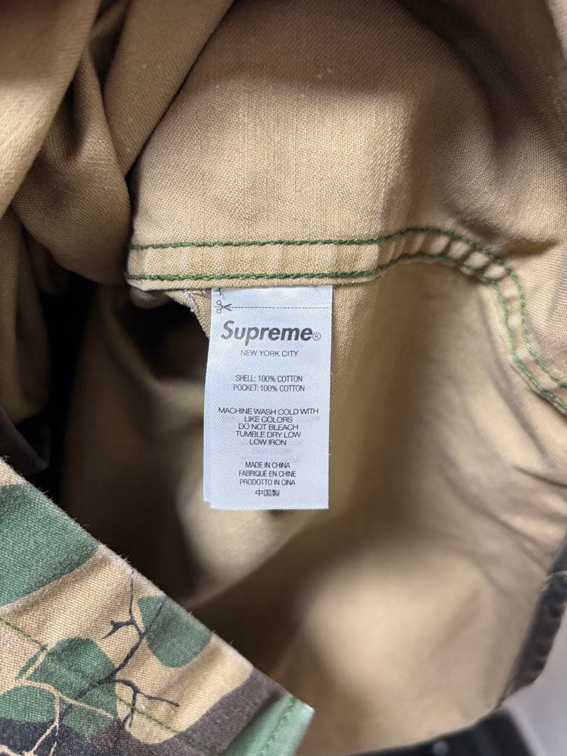 トップス supreme Snap Work Shirt Woodland Camo