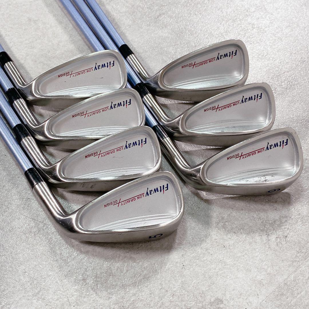 T136 FITWAY ゴルフクラブ レディース フルセット 12点 かわいい