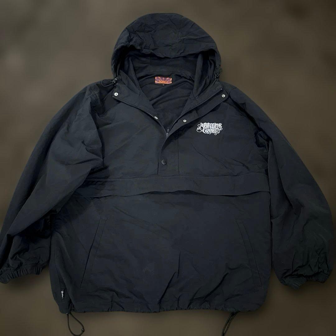 早い物勝ちBUDSPOOL ナイロン アノラック ジャケット 人気ハーフジップ