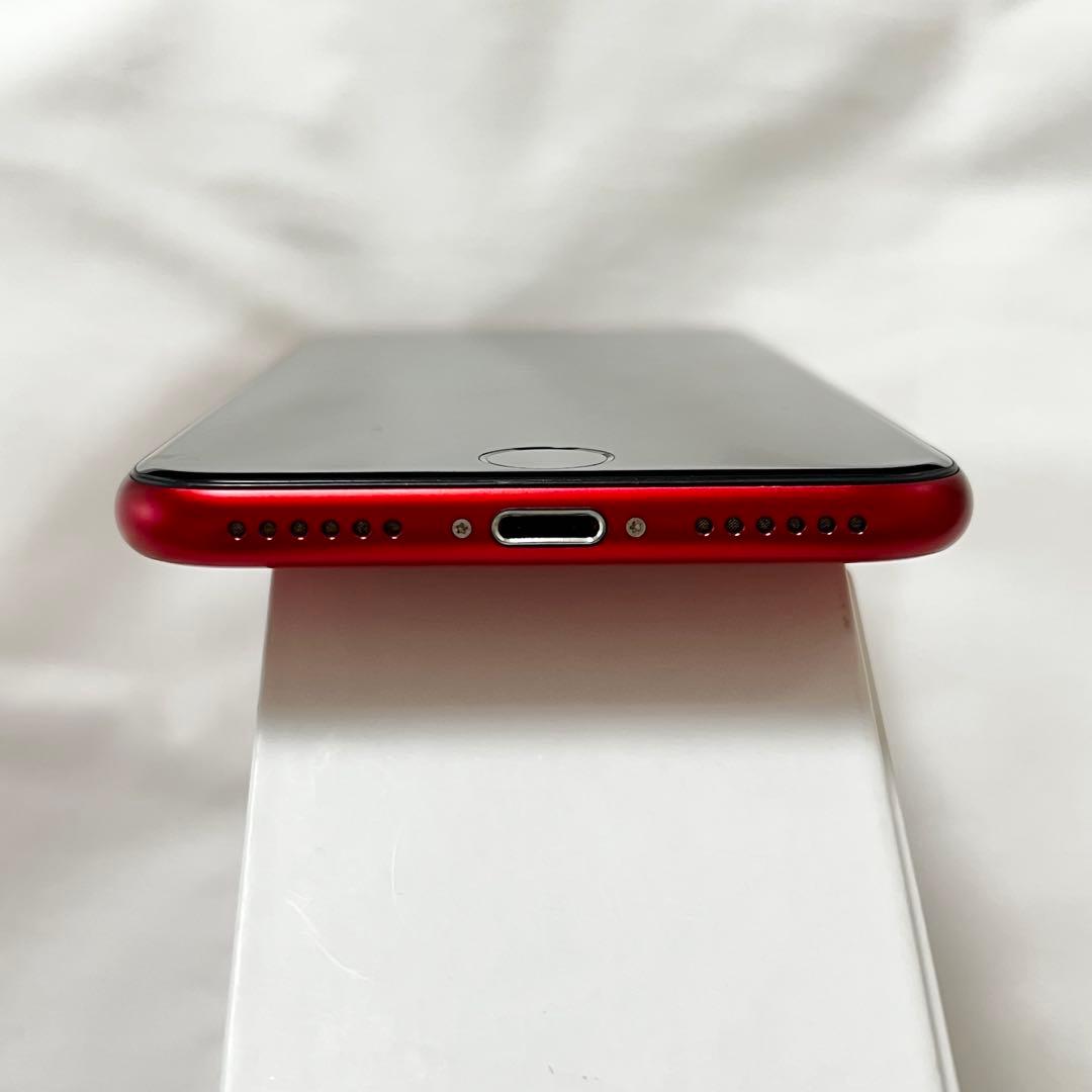 【中古品】美品 iPhone SE2 256GB 赤 SIMフリー　一部破損あり